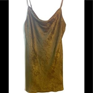 FOREVER 21 - GOLD/BLACK DRESS